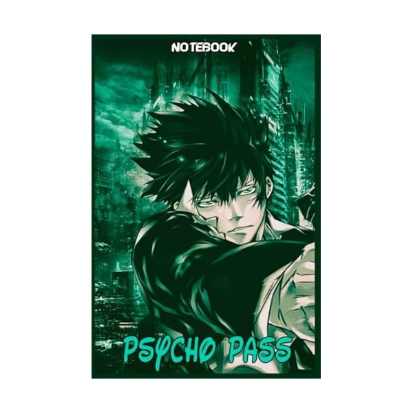 Psycho Pass notebook: 120 lined pages with Size 6x9 inches, jornal/diary gift, Grimoire Notebook for anime lovers