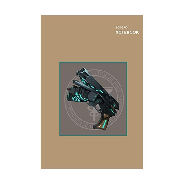 Large Dotted Grid sketchbook/Journal: Dotted Pages, 110 White Pager, 6 x 9 inches, Logo Psycho-Pass Notebook Cover.