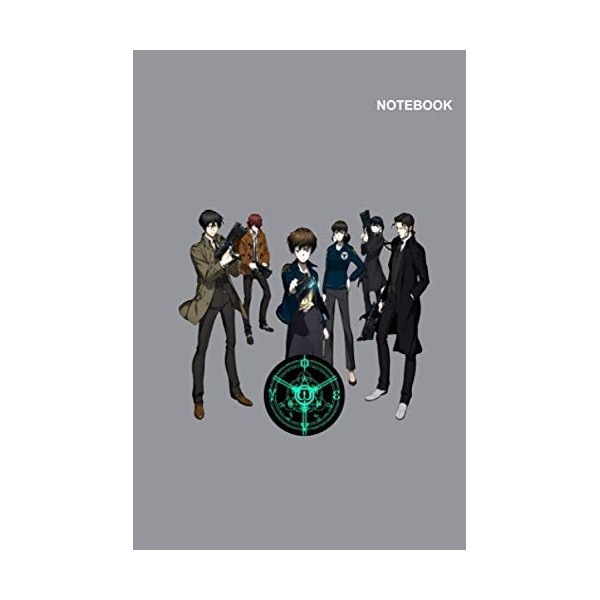 Psycho-Pass Movie Notebook Cover: 110 pages [55 sheets], 6 x 9 inches Large, Lined Pages.
