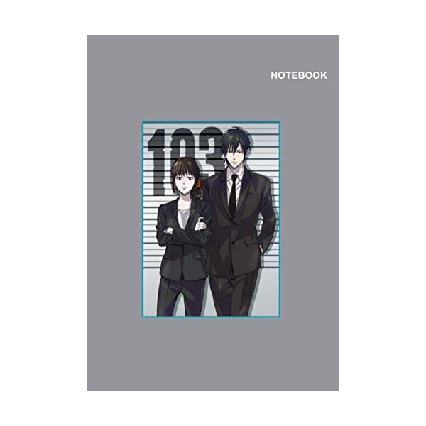 Psycho-Pass notebook: College Ruled paper, 110 White Pager, A4 8.27 x 11.69 inches , Psycho-Pass Kogami Shinya & Akane Tsune