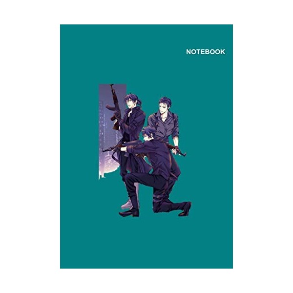 Psycho-Pass notebook for school: College Ruled paper, 110 Pages, 8.27" x 11.69" A4 , Psycho-Pass Team Boys Notebook Cover.