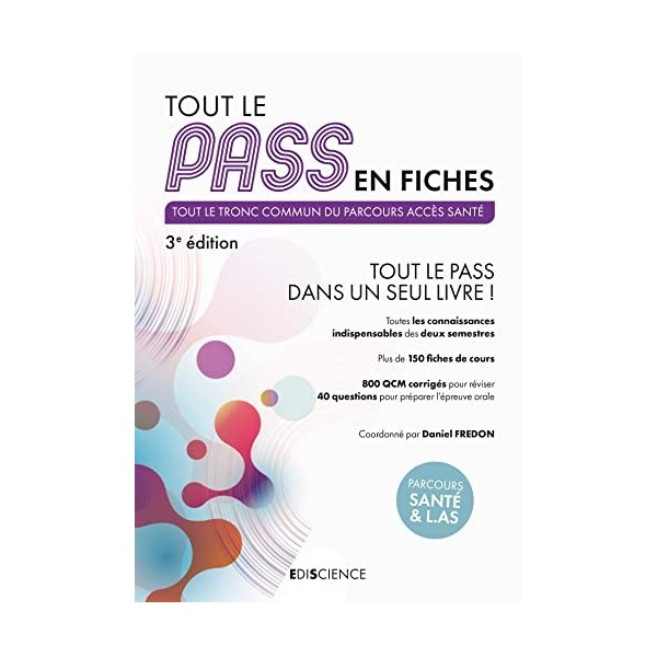 Tout le PASS en fiches - 3e éd. - Tout le PASS dans un seul livre !: Tout le PASS dans un seul livre !