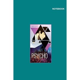 Psycho-Pass Blue Notebook Cover: 6 x 9 inches Large, 110 College Ruled Paper, Lined Writing sketchbook.