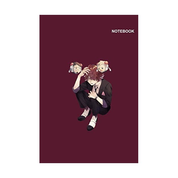 Psycho-Pass Characters Pink Notebook Cover: With Lined Pages, 6 x 9 inches, 110+ Pages.