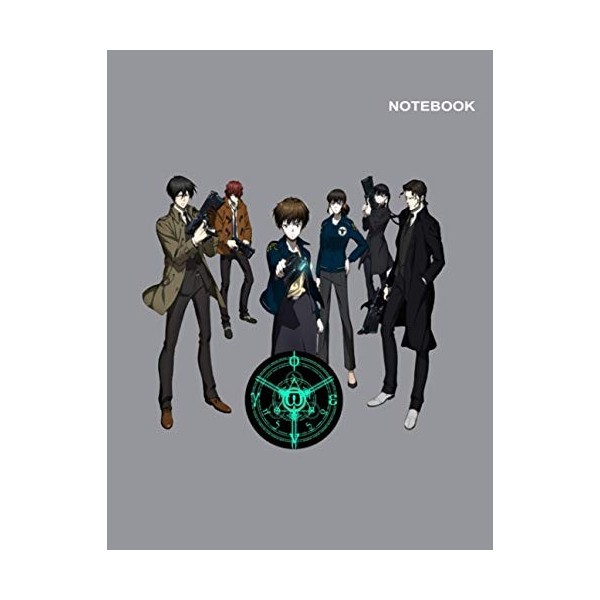 Psycho-Pass Movie Notebook Cover: Letter Size 8.5 x 11 inches , Lined Pages, 110 pages [55 sheets].