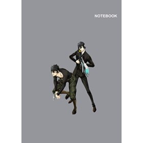 Psycho-Pass Guns Grey Notebook Cover: College Ruled paper, 110 College Ruled Paper, 6.9 x 9.9 inches B5.