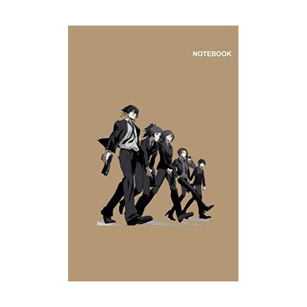 Psycho-Pass Anime Notebook Cover: College Ruled paper, 6 x 9 inches Large, 110 pages [55 sheets].