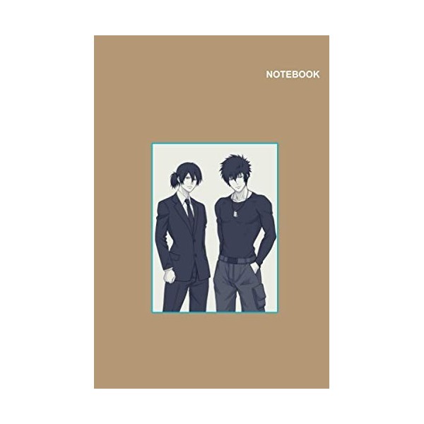 Psycho-Pass Cool Boys Notebook Cover: College Ruled paper, 6 x 9 inches Large, 110 College Ruled Paper.