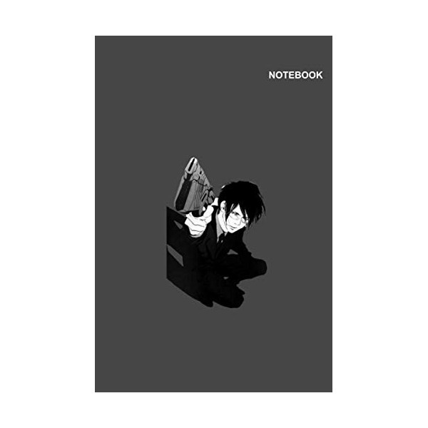 Psycho-Pass Nobuchika Ginoza Notebook Cover: 6 x 9 inches, 110 Pages, College-Ruled sketchbook for student.