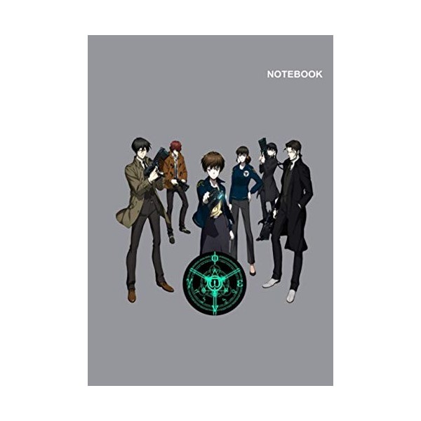 Psycho-Pass Movie Notebook Cover: 110 pages [55 sheets], 7" x 10", Lined Pages.
