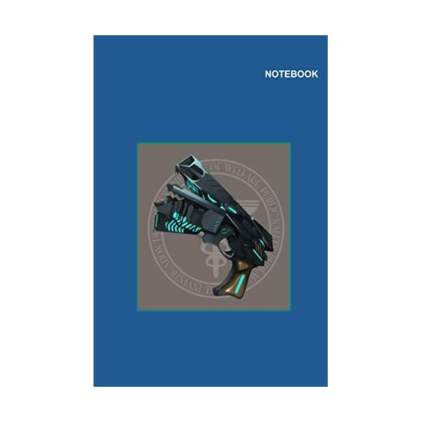 Psycho-Pass Guns Logo Notebook Cover: 6x9" Bullet sketchbook, 110 Pages, College Ruled paper.