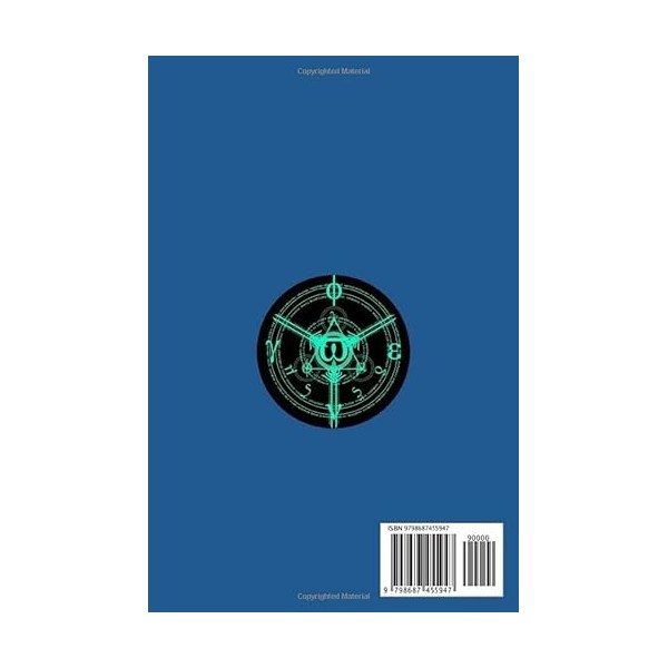 Psycho-Pass Guns Logo Notebook Cover: 6x9" Bullet sketchbook, 110 Pages, College Ruled paper.