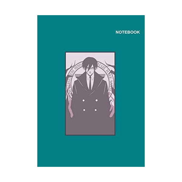 Akane Tsunemori notebook Psycho-Pass: With Lined Pages, 110 Pages, 8.27 x 11.69 inches A4, Nobuchika Ginoza Psycho-Pass Blu