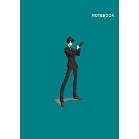 notebook Akane Tsunemori Psycho-Pass: College Ruled paper, 110 Pages, 8.27 x 11.69 inches A4, Shinya Kogami Psycho-Pass Blu