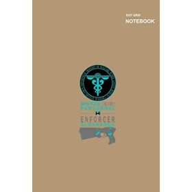 sketchbook Dot Grid Large: Dotted Pages, Psycho-Pass Logo Notebook Cover, 6" x 9", 110 Pages.