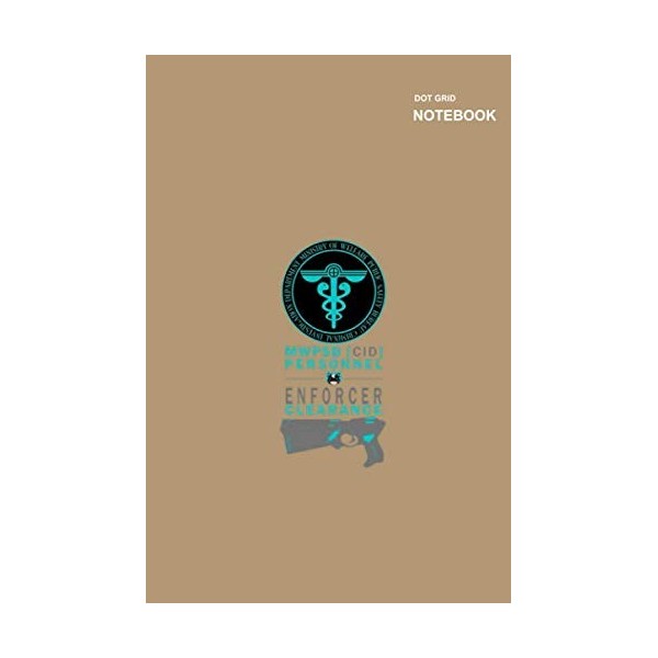 sketchbook Dot Grid Large: Dotted Pages, Psycho-Pass Logo Notebook Cover, 6" x 9", 110 Pages.