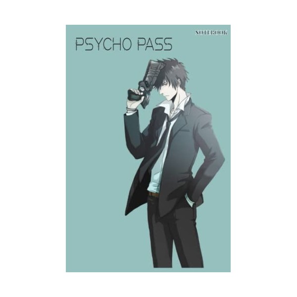 Psycho-Pass notebook: 6x9 120 Pages Lined College Ruled Paper, Journal, Matte Finish Cover, Diary