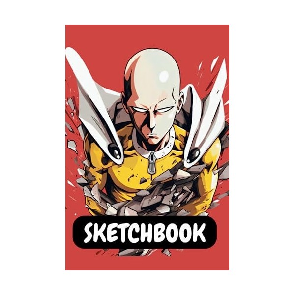 Mini Sketchbook: "Unleash Your Creativity: One-Punch Man Sketchbook notebook for drawing, writing, painting, sketching or doo