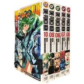 One-Punch Man Collection 5 Books Set Volume 6-10 by ONE 2016-11-07 