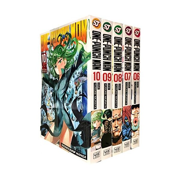 One-Punch Man Collection 5 Books Set Volume 6-10 by ONE 2016-11-07 