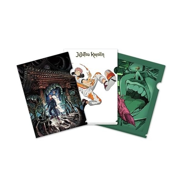 Crunchyroll - Jujutsu Kaisen – Lot de 3 films Clearfile – original et sous licence