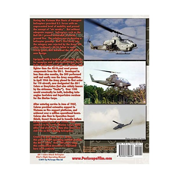 AH-1 Cobra Attack Helicopter Pilots Flight Operating Instructions