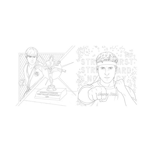 Cobra Kai: The Official Coloring Book