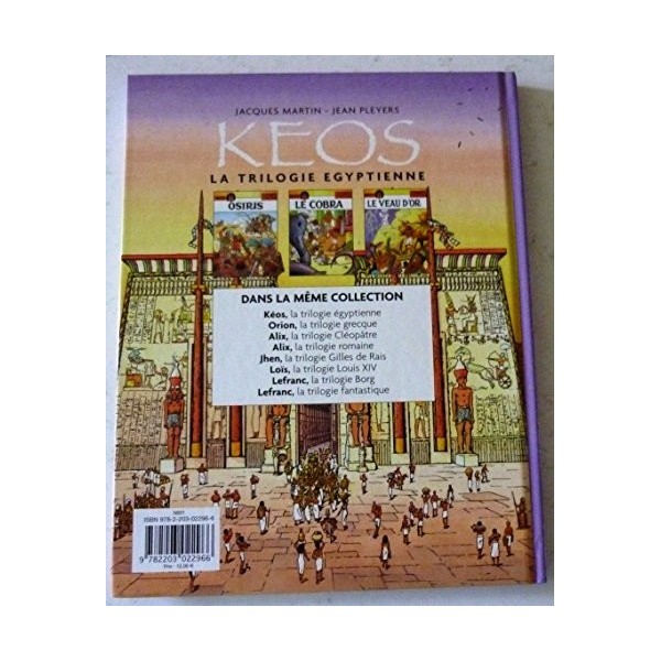Keos - La trilogie Égyptienne: Recueil : Osiris, Le Cobra, Le veau dor
