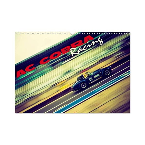 AC Cobra - Racing Calendrier mural 2024 DIN A3 horizontal , CALVENDO calendrier mensuel