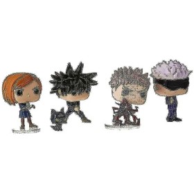 Funko Pop! 4-Pack Animation Jujutsu Kaisen S1 - Yuji Itadori/Megumi Fushiguro/Nobara Kugisaki/Satoru Gojo Glows in The Dark 