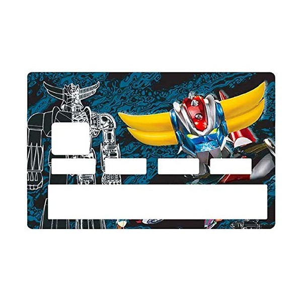 Sticker pour carte bancaire, Tribute to GOLDORAK édition limitée 100 ex. - Différenciez et décorez votre carte bancaire suiva