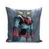 Housse de Coussin 40x40 cm Goldorak Couleur Hero Manga Robot Dessin Anime