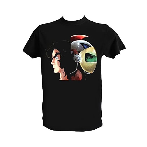 UZ Design T Shirt Actarus Goldorak Homme Enfant Prince deuphor Tee Shirt Dessin Animé Année 80, Homme - XL