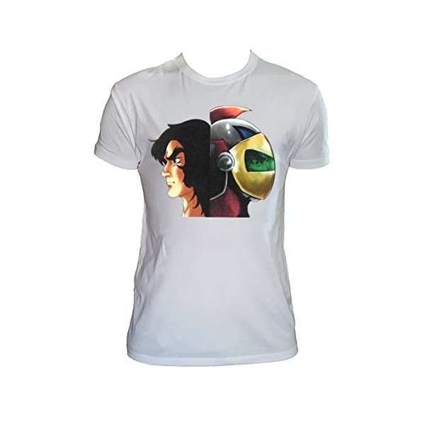 UZ Design T Shirt Actarus Goldorak Homme Enfant Prince deuphor Tee Shirt Dessin Animé Année 80, Homme - XL