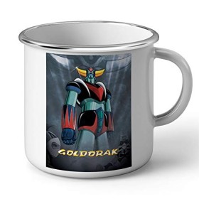 Mug en Métal Emaillé Goldorak Couleur Hero Manga Robot Dessin anime