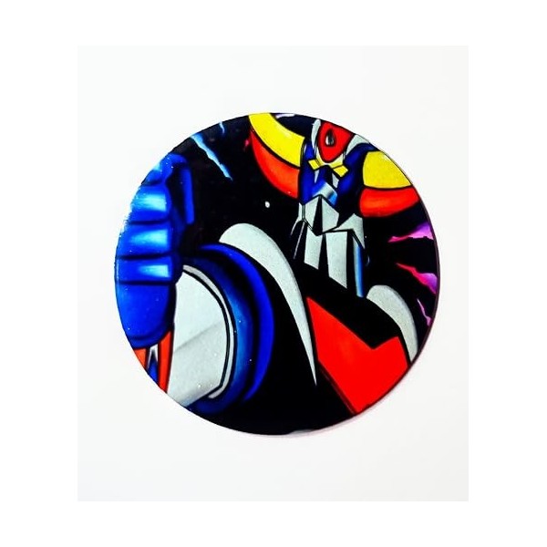 Magnet Aimant frigo Goldorak Rond idée Cadeau