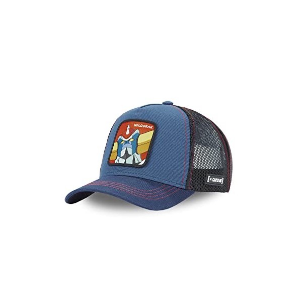Casquette Homme & Femme Goldorak, Casquette Trucker, Coupe décontractée, Confortable et Multi-Sport, Bleu, Rouge, Jaune, Noir