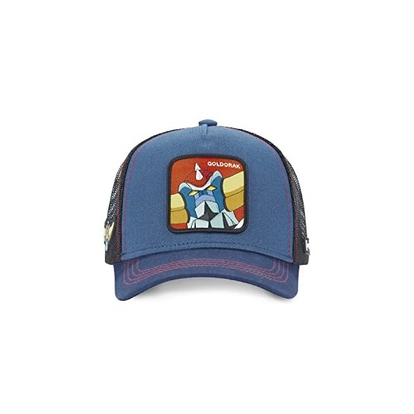 Casquette Homme & Femme Goldorak, Casquette Trucker, Coupe décontractée, Confortable et Multi-Sport, Bleu, Rouge, Jaune, Noir