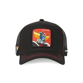 Casquette Homme & Femme Goldorak, Casquette Trucker, Confortable, Athlétique et sans Déformation, Noir, Orange, Jaune, Bleu, 