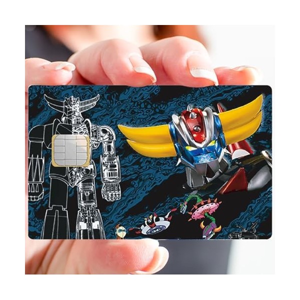 Tribute to GOLDORAK - sticker pour carte bancaire, format US