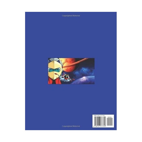 Notebook Grendizer : Grendizer Notebook For Kids And Adults, 120 Pages: Goldorak