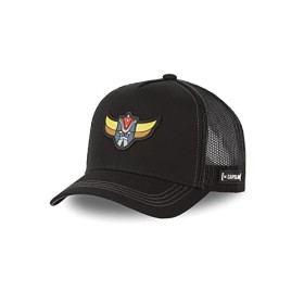 [ X ] CAPSLAB Casquette Homme & Femme Goldorak, Casquette Trucker, Durable, Doux et Original, Noir, Jaune, Bleu, Rouge, Taill