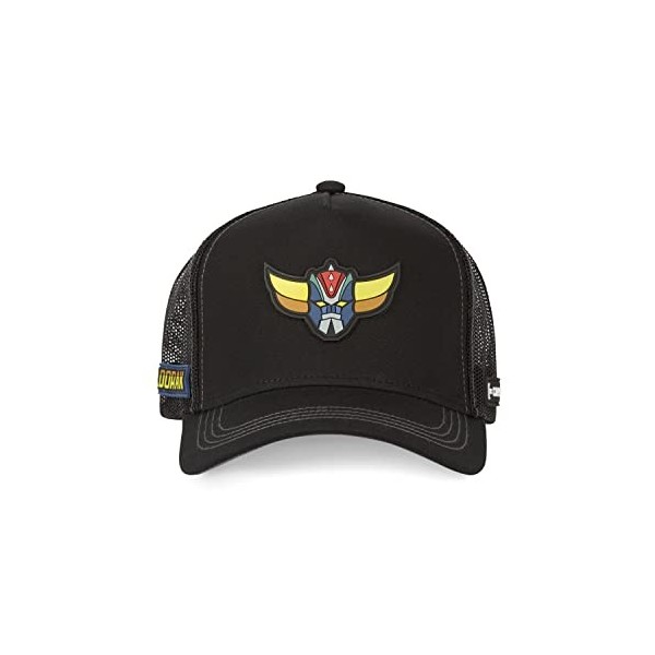 [ X ] CAPSLAB Casquette Homme & Femme Goldorak, Casquette Trucker, Durable, Doux et Original, Noir, Jaune, Bleu, Rouge, Taill