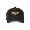 [ X ] CAPSLAB Casquette Homme & Femme Goldorak, Casquette Trucker, Durable, Doux et Original, Noir, Jaune, Bleu, Rouge, Taill