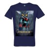 French Unicorn T-Shirt Homme Col Rond Coton Bio Goldorak Go Nagai Robot Manga Anime Japon 80s