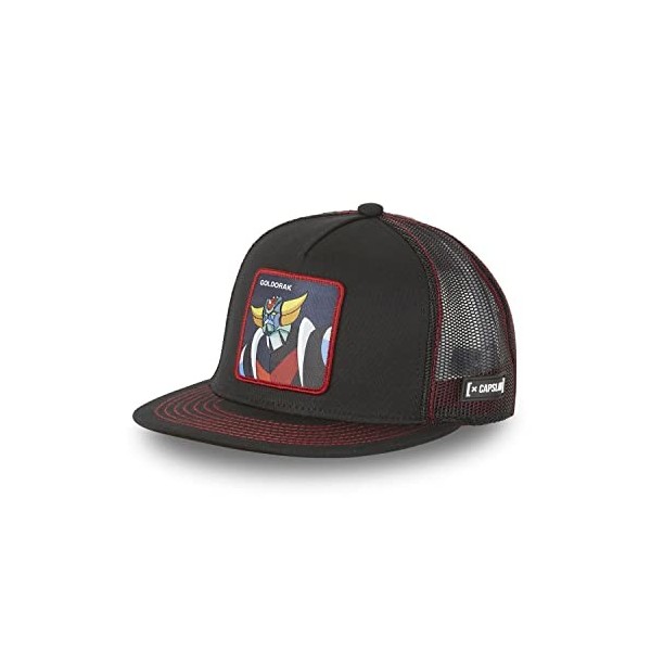 [ X ] CAPSLAB Casquette Homme & Femme Goldorak, Casquette Trucker, Actarius, Doux et Durable, Rouge, Bleu, Noir, Taille TU