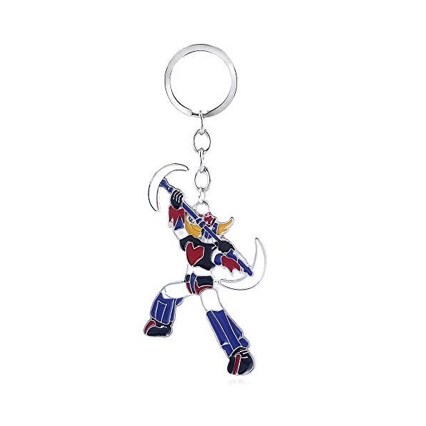 Grendizer UFO Robot Porte-clés Métal Goldorak Astéro Haches - 5 cm