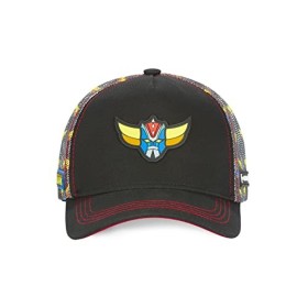 [ X ] CAPSLAB Casquette Homme & Femme Goldorak, Casquette Trucker, Doux, Athlétique et Original, Noir, Jaune, Bleu, Rouge, Ta