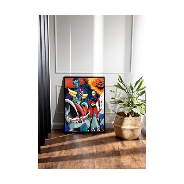 DECO Perso Poster personnalisé - Poster Goldorak - 30 x 42 cm - Décoration - Geek - Idée cadeau Saint Valentin - Amour