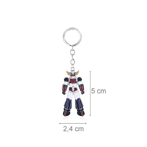 Grendizer UFO Robot Porte-clés Métal Goldorak - 5 cm